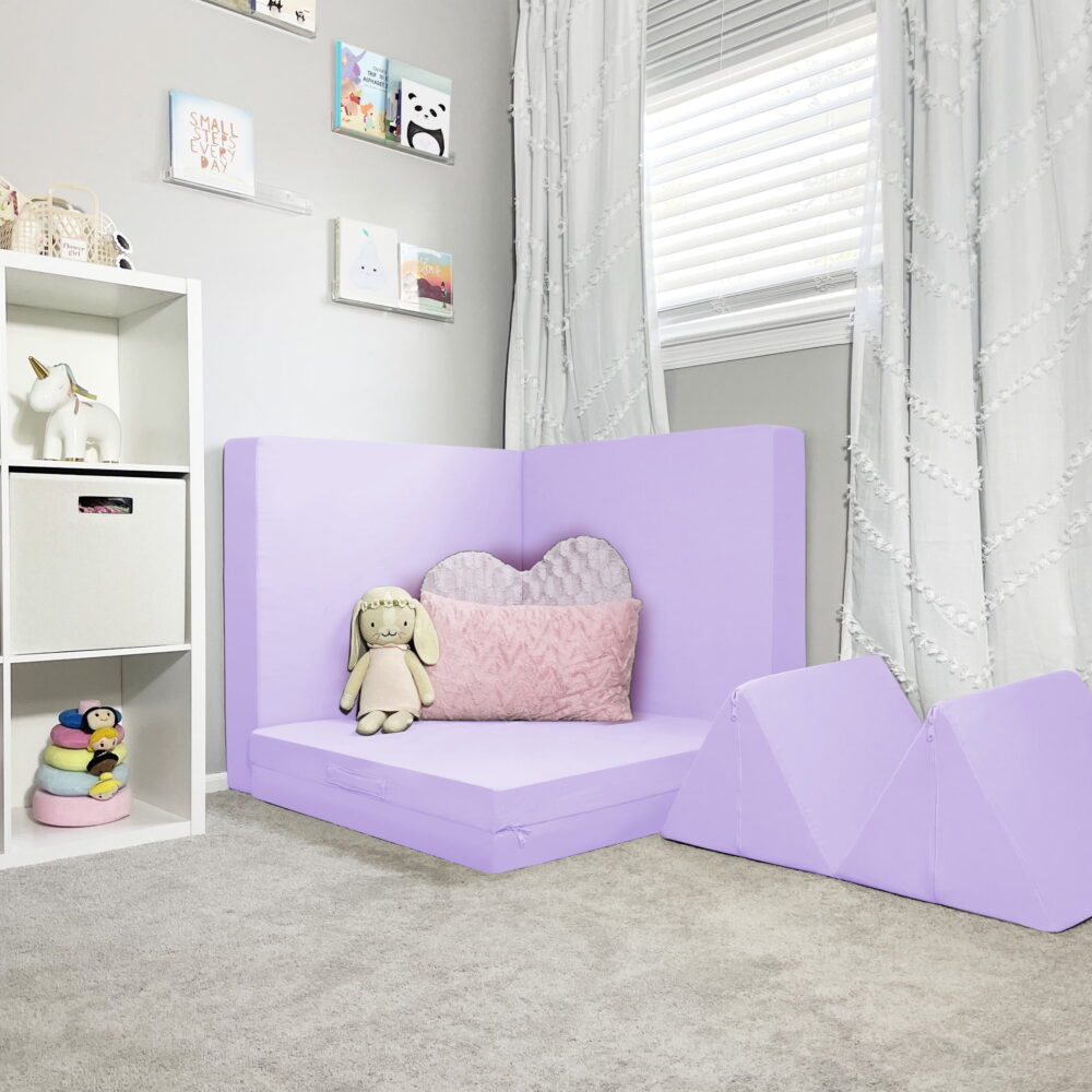 Imaginarium Kids and Toddler Play Couch, Unicorn Purple - Image 3