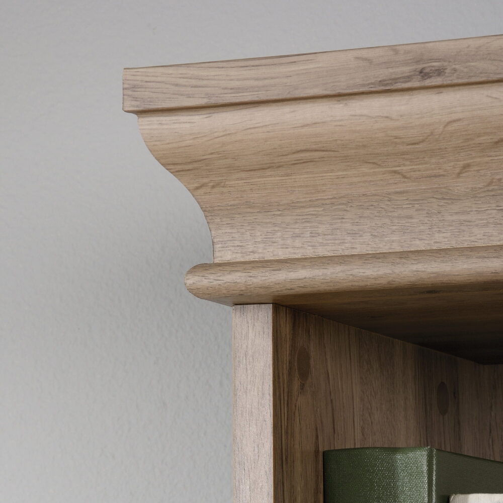 Sauder Barrister Lane Tall Bookcase, Salt Oak Finish - Image 5