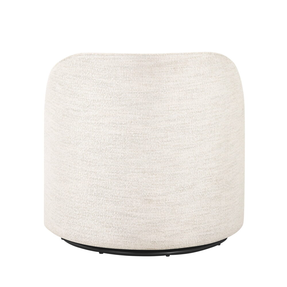 Better Homes & Gardens Juliet Modern Arch Swivel Accent Chair, Cream Boucle - Image 3