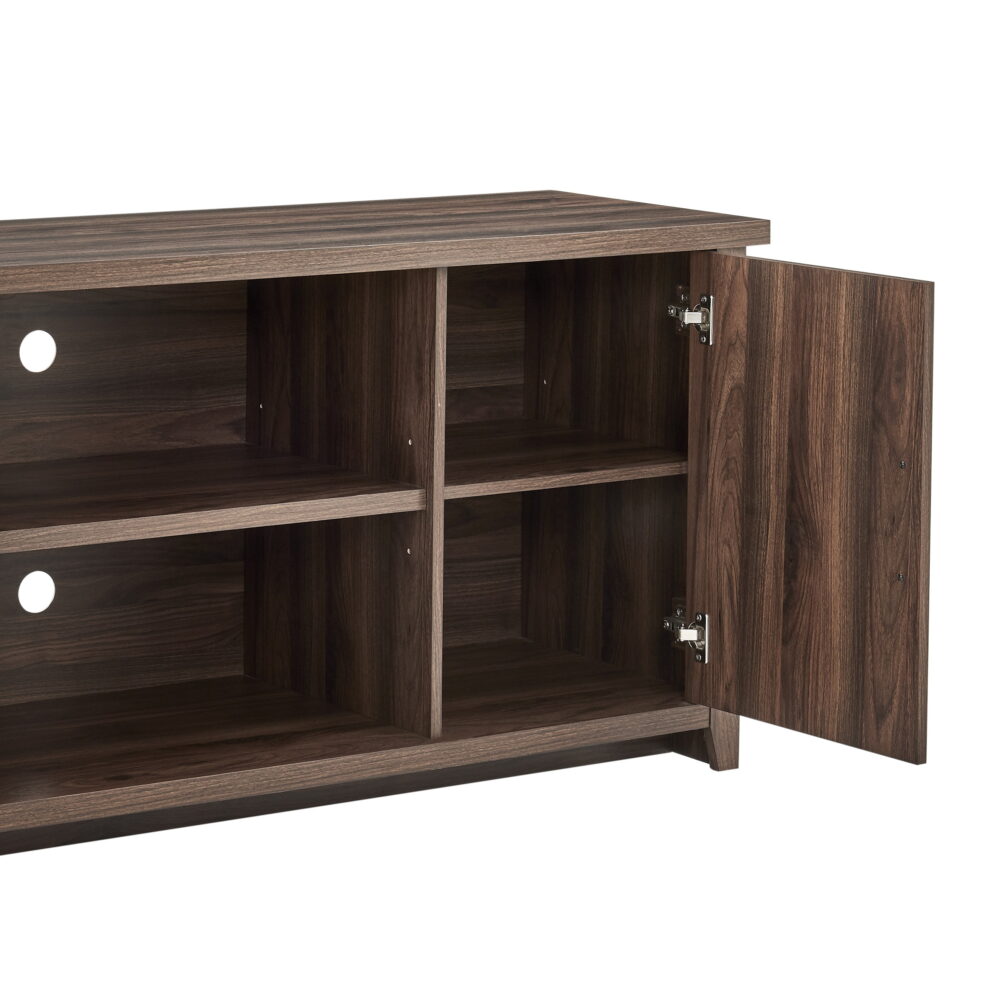 Mainstays TV Stand for TVs up to 65", Canyon Walnut - Image 5