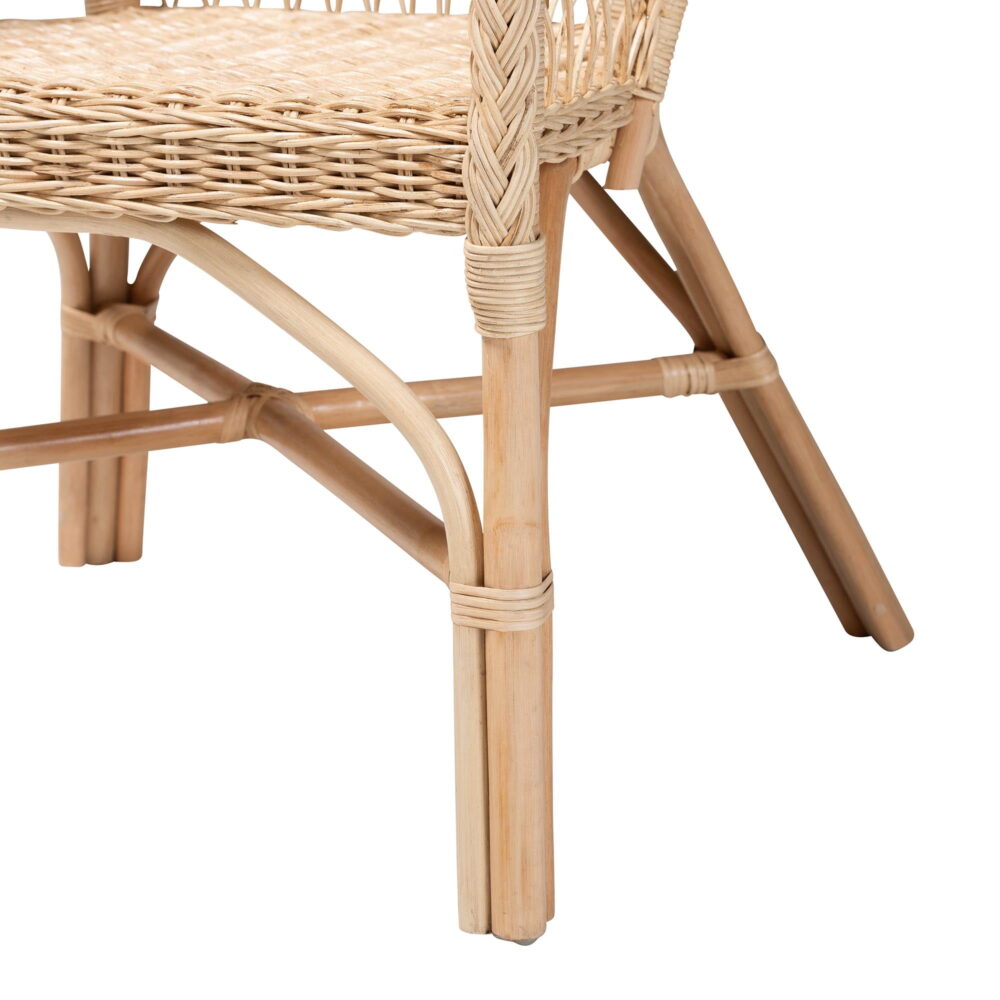 bali & pari Zaira Boho Arm Chair, Natural - Image 7