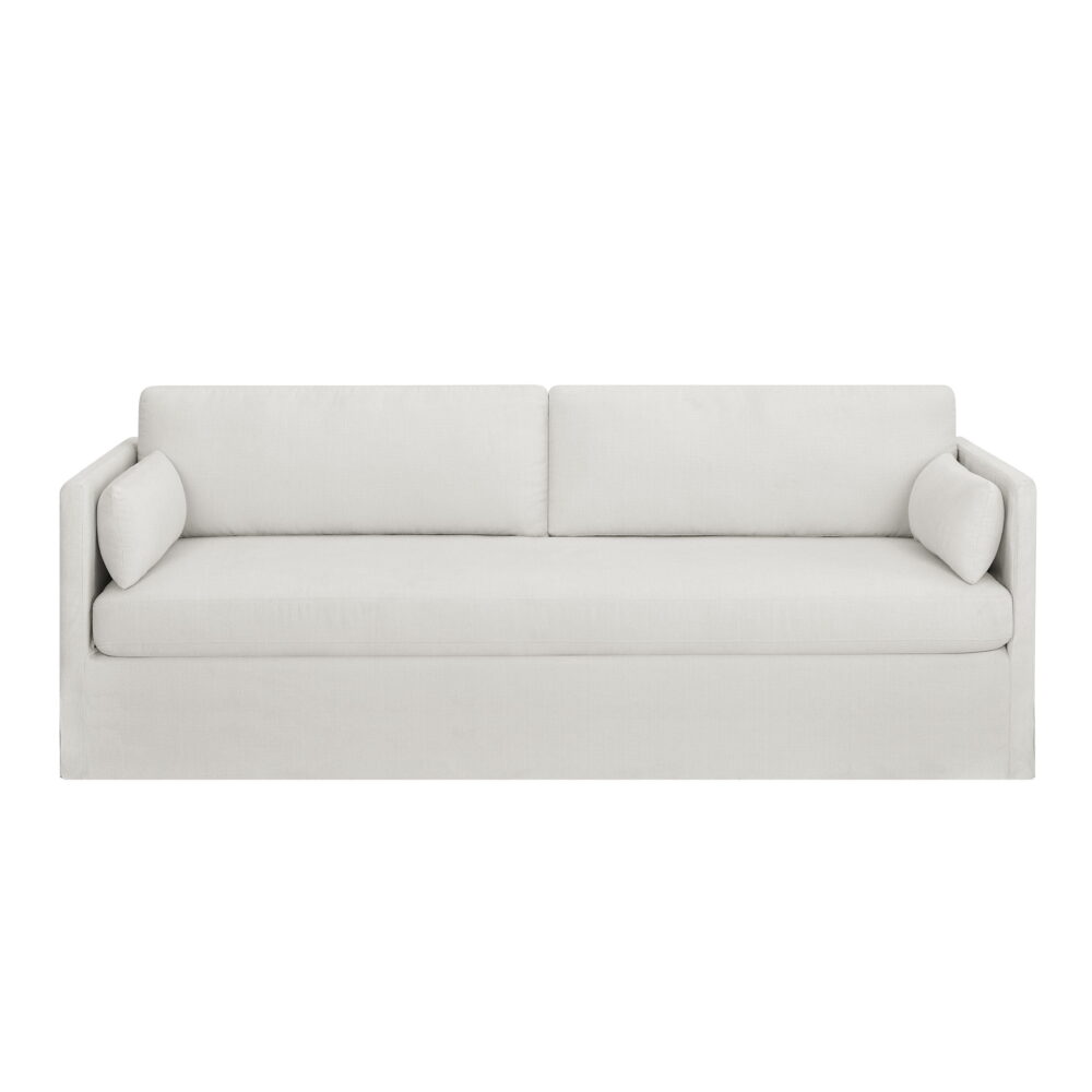 Better Homes & Gardens Waylen Slipcover Sofa, Cream, by Dave & Jenny Marrs - Image 2