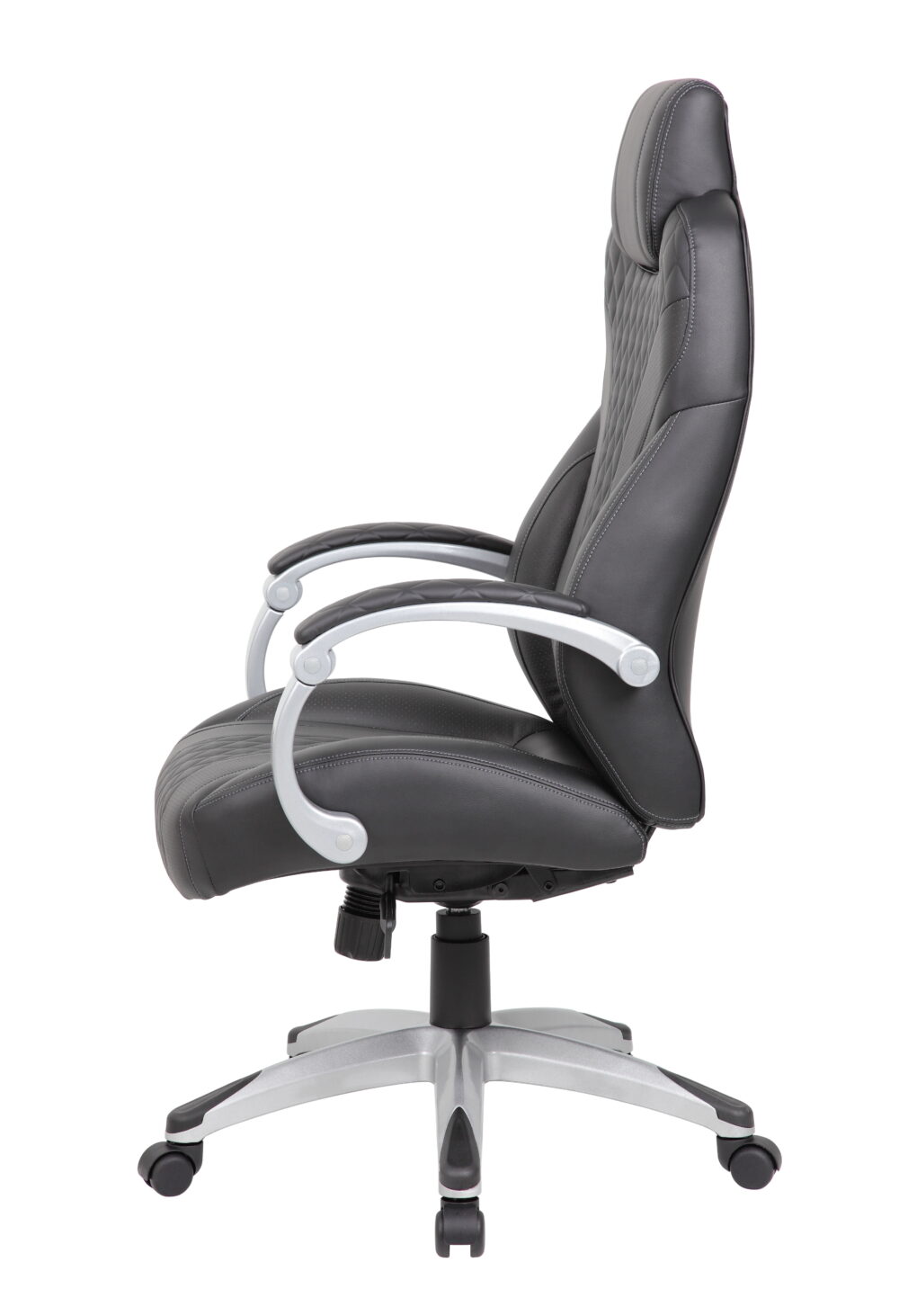 Boss Office Products Executive Hinged Arm Chair in Black - Image 3