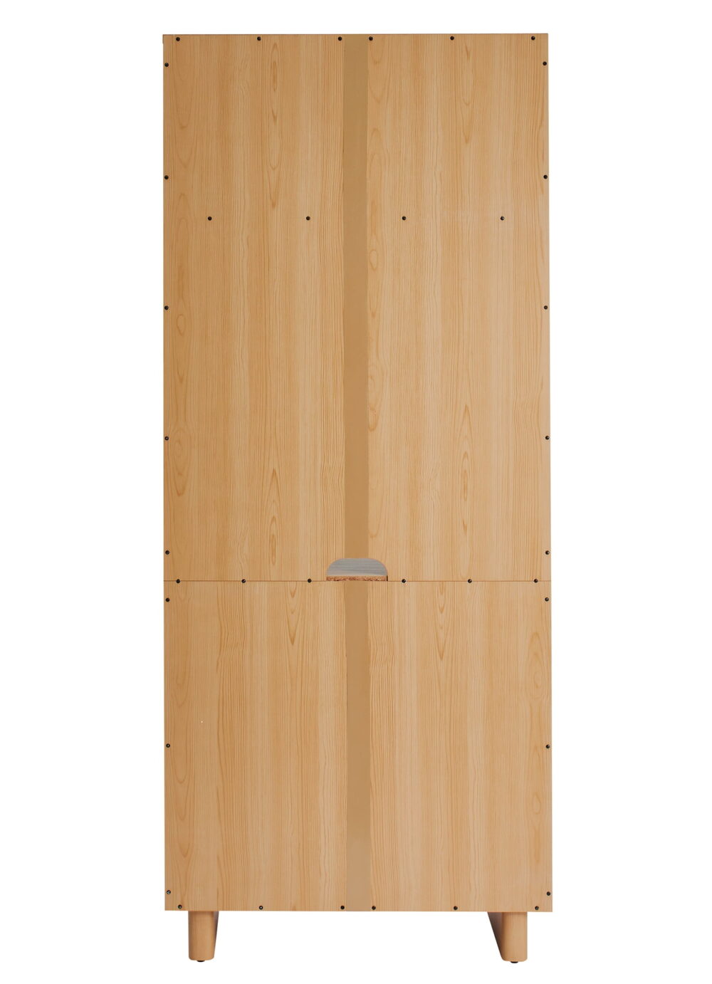 Better Homes & Gardens Lillian Fluted Bookcase with Doors, Natural Pine Finish - Image 6