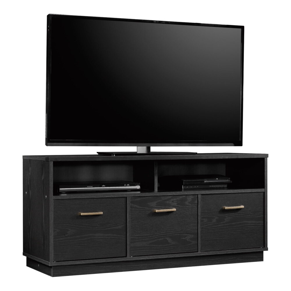 Mainstays 3-Door TV Stand Console for TVs up to 50", Blackwood Finish - Image 2