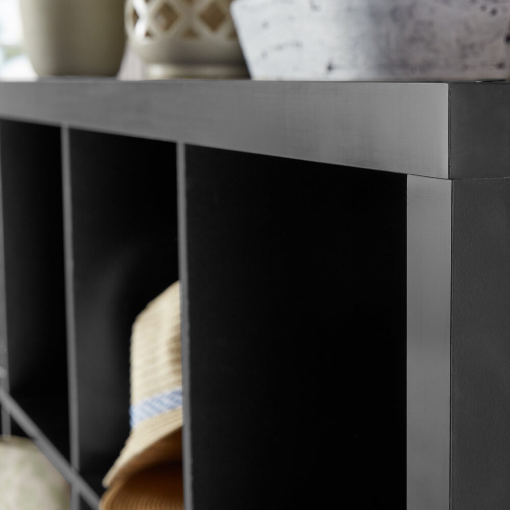 Better Homes & Gardens 16 Cube Storage Organizer, Solid Black - Image 3