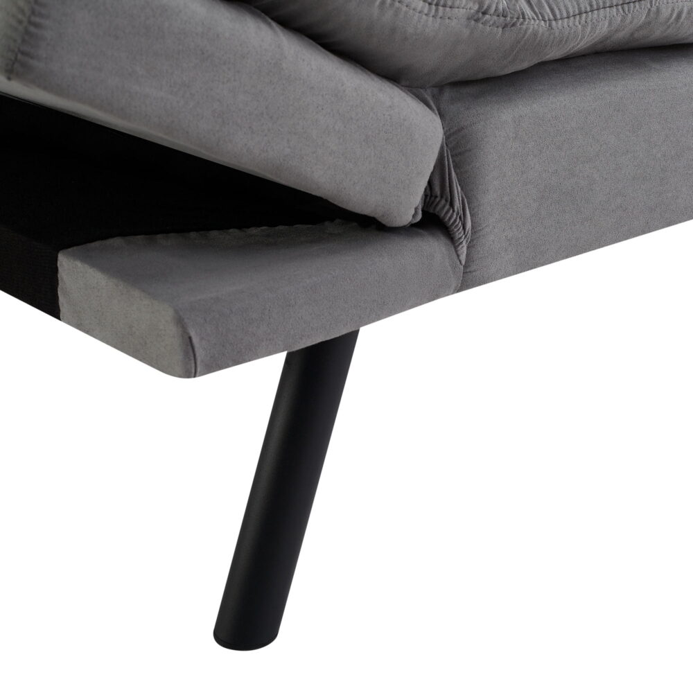 Mainstays Memory Foam Futon with 72" Grey - Image 2
