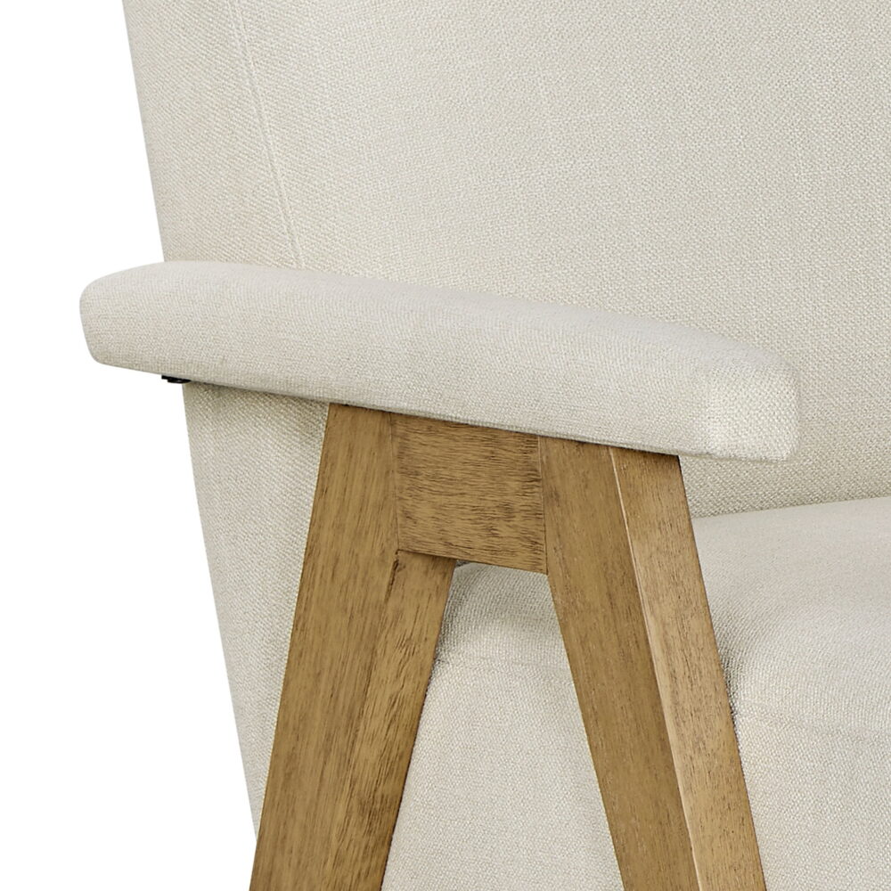 Better Homes & Gardens Ezra Accent Chair, Living Room, Cream - Image 7