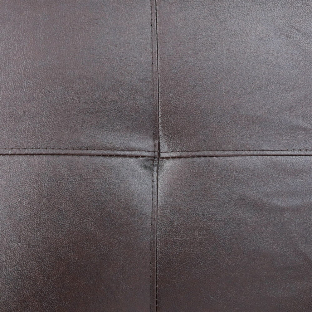Hommoo Faux Leather Sectional Sofa Model Set, Modern 4-Seat Couches and Sofaes, L-Shaped Living Room Furniture Set, Brown(No Ottomans) - Image 5