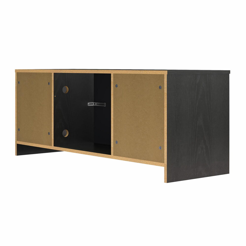 Mainstays Fireplace TV Stand, for TVs up to 55", Black Oak - Image 5