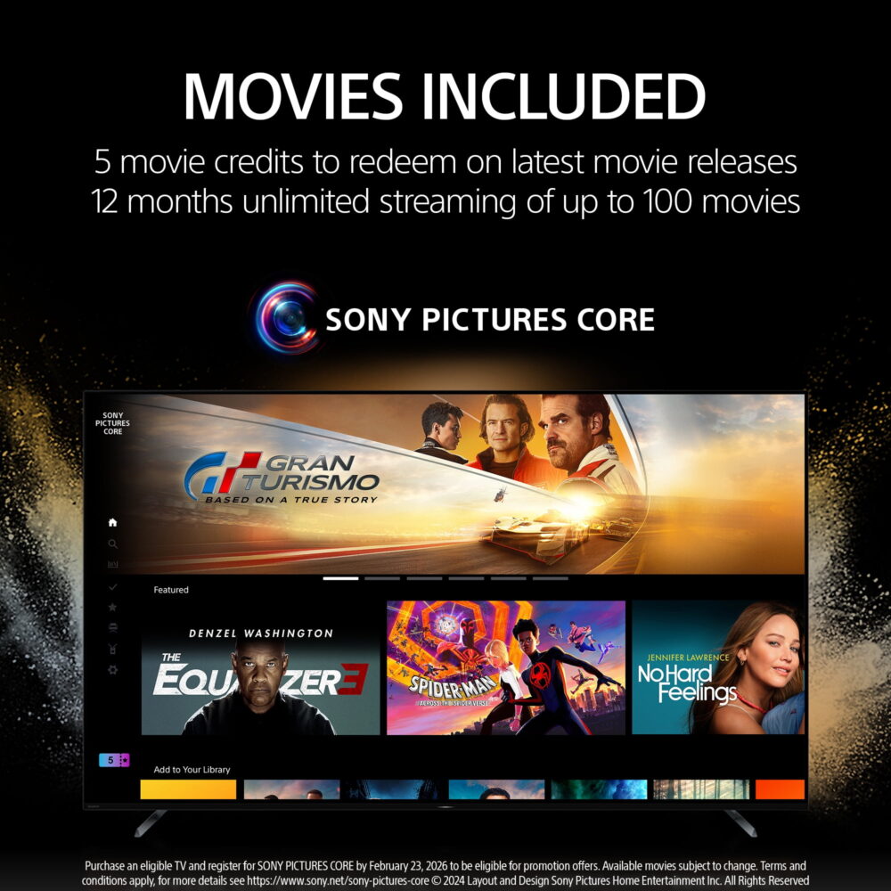 Sony 65” class BRAVIA 2 II LED 4K HDR Smart Google TV K-65S20, 2025 Model - Image 4