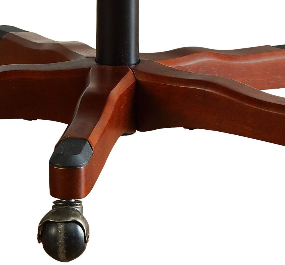 Linon Draper Office Chair, Cowhide Print, Multiple Color & Base Options - Image 2