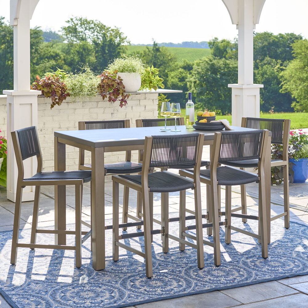 Better Homes & Gardens Tarren 5-Piece High Dining Set, Black - Image 3