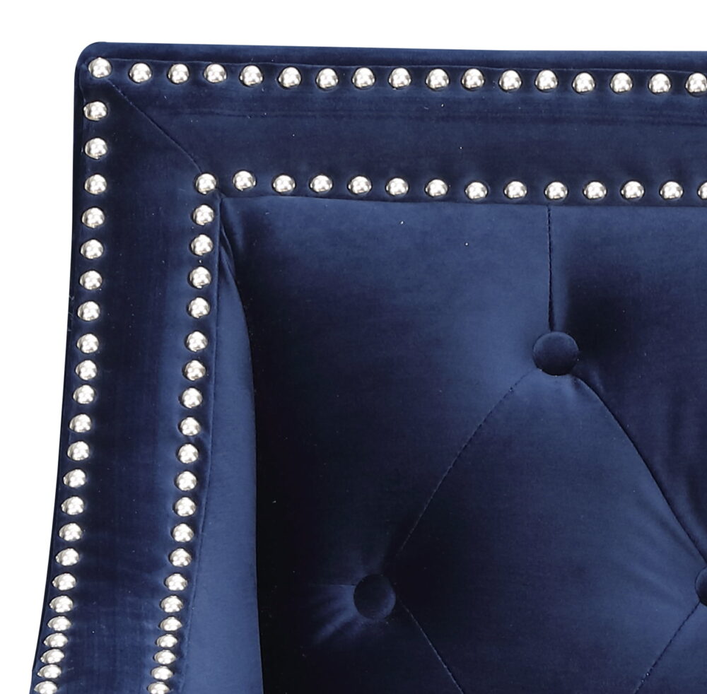Picket House Furnishings Teagan Accent Chair, Navy - Image 5