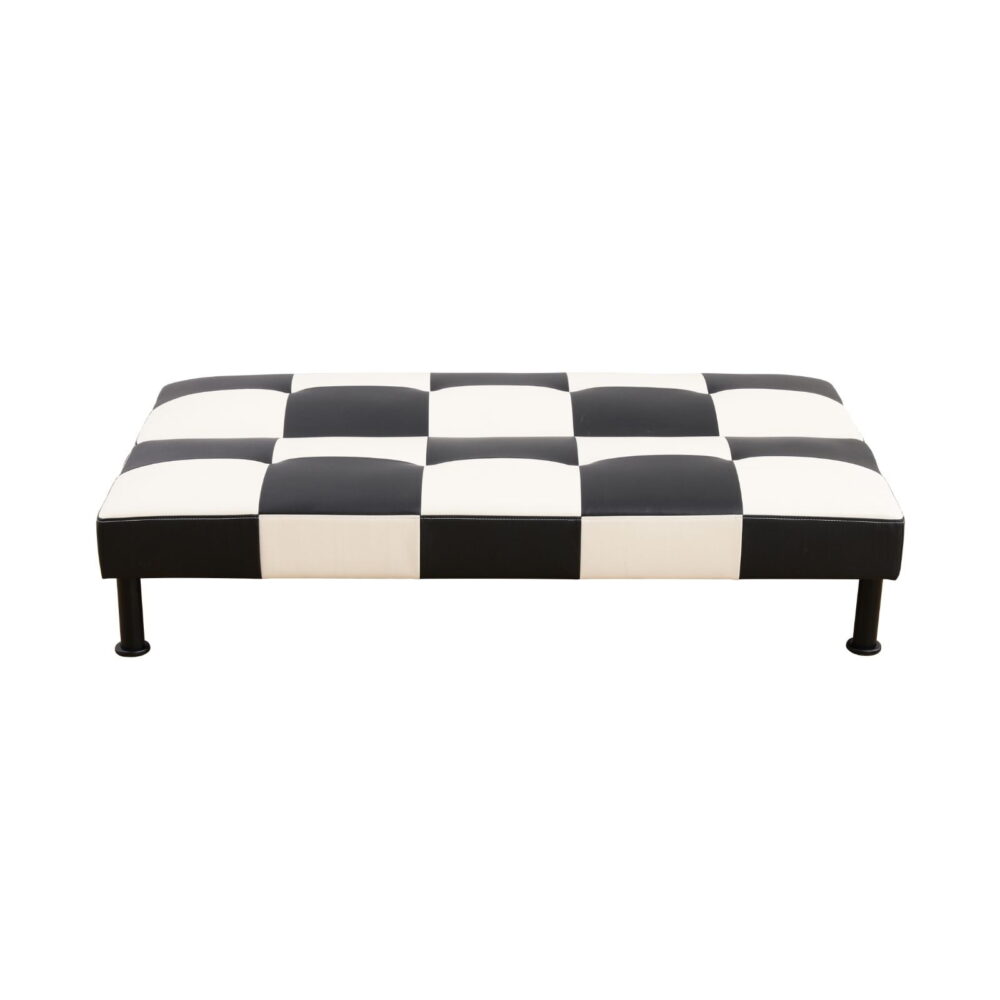 Convertible Futon Sofa Bed Leather Loveseat Adjustable Sleeper Sofa Couch for Living Room Small Apartment,White - Image 6