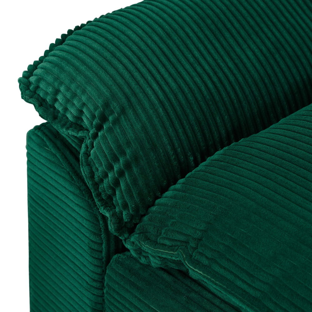 Gewnee Sectional Sofa with Chaise Storage Ottoman, Small L Shaped Free Combination Corduroy Couch Furniture Sets for Living Room - Image 4