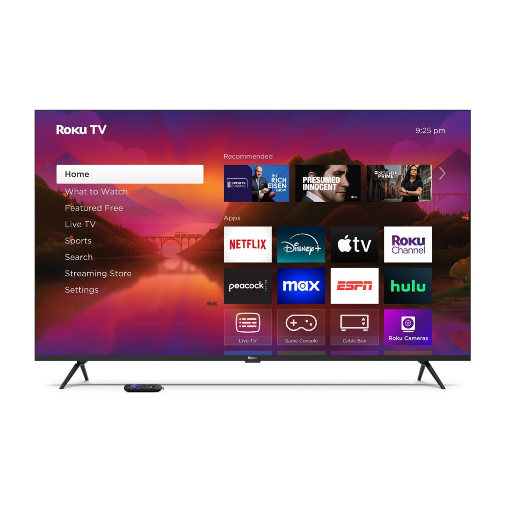 Roku Smart TV 2025 – 75-Inch Plus Series, 4K QLED Mini-LED TV – Roku TV with Enhanced Voice Remote - Image 5