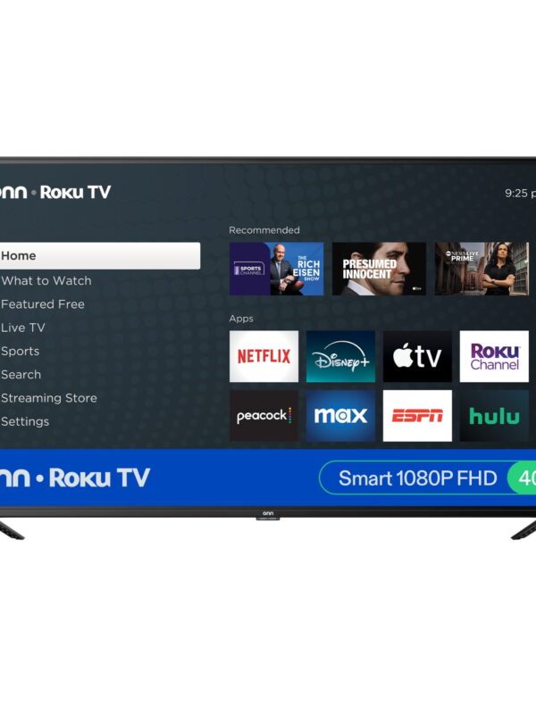 onn 40” Class FHD (1080P) LED Roku Smart TV (100058007)