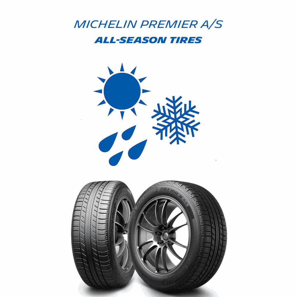 Michelin Premier A/S All-Season Tire 235/60R18 103H Fits: 2017-19 Honda CR-V EX-L, 2018-22 Honda Odyssey EX-L - Image 6