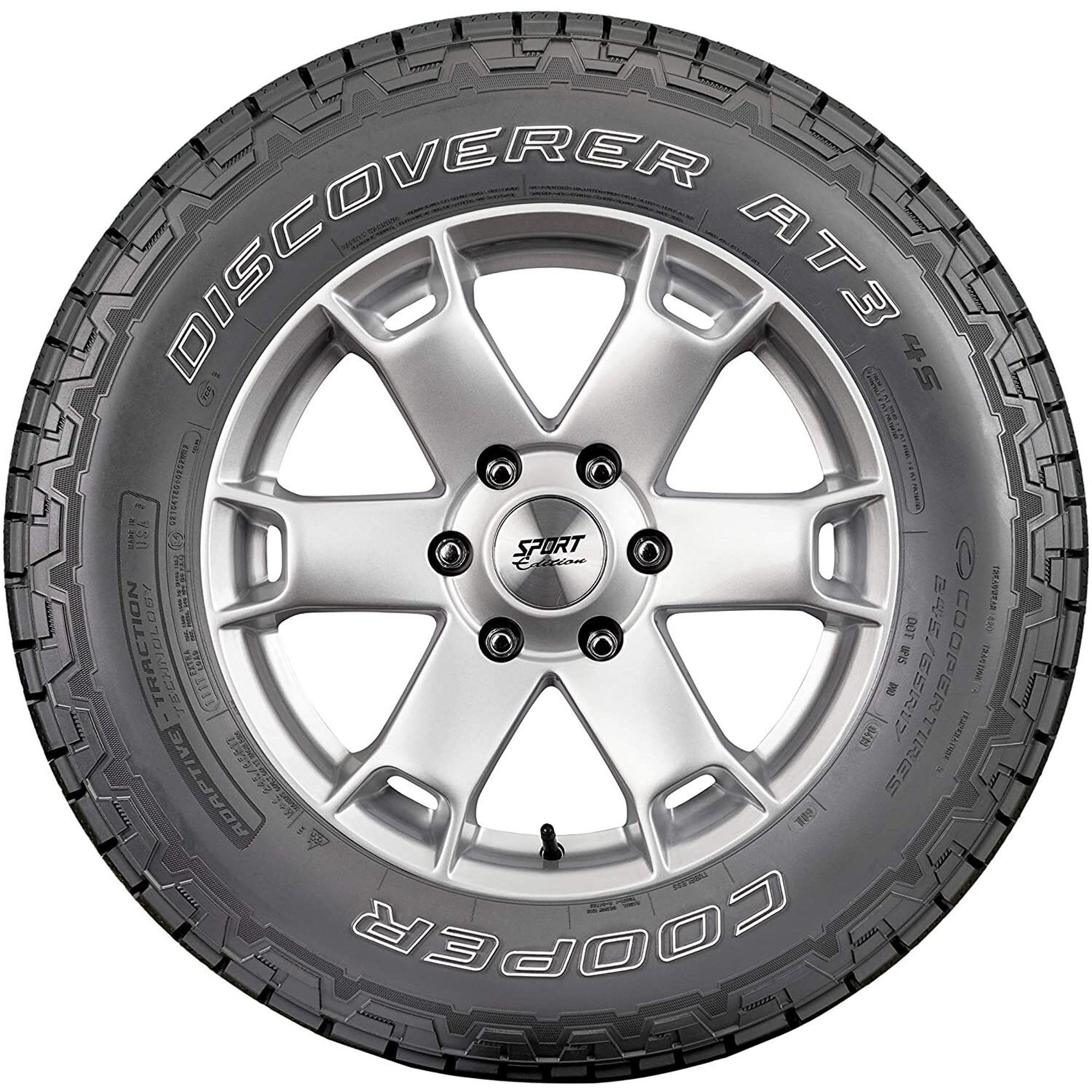 Cooper Discoverer A/T3 4S All Terrain 265/70R15 112T Light Truck Tire - Image 6