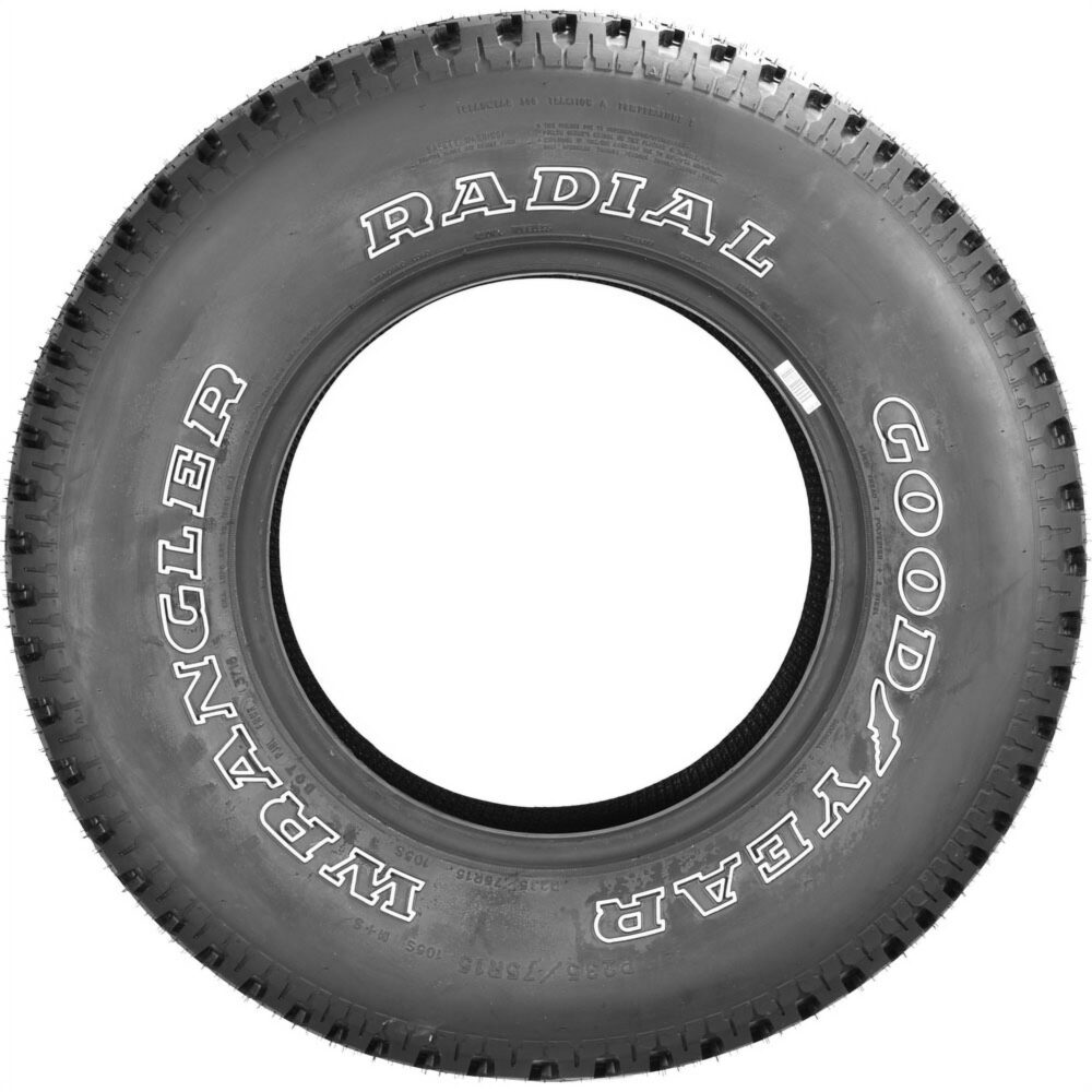 Goodyear Wrangler Radial 235/75R15 105S All-Season Tire Fits: 1995-99 Chevrolet Tahoe LT, 1999 Chevrolet Silverado 1500 Base - Image 4