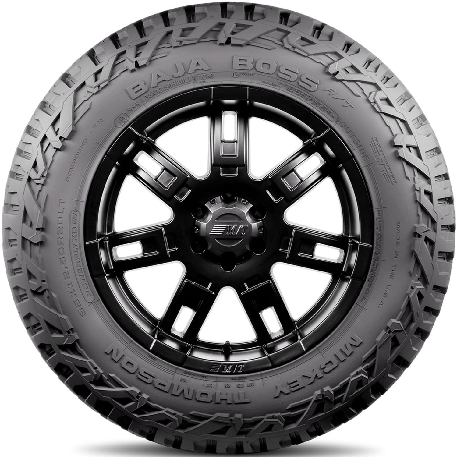 Mickey Thompson Baja Boss A/T All Terrain LT35X12.50R17 119Q D Light Truck Tire - Image 2