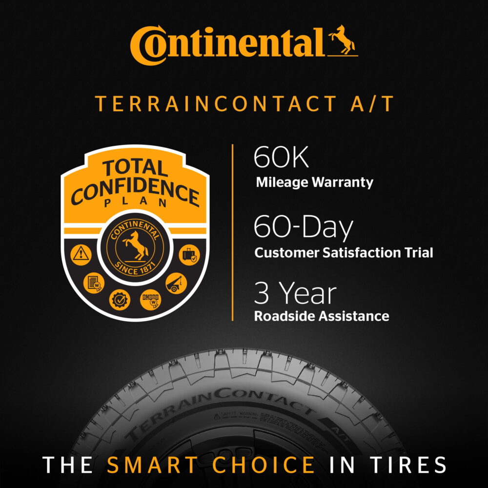 Continental TerrainContact A/T All Terrain 265/60R18 110T Light Truck Tire - Image 2