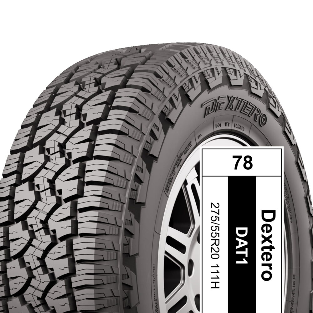 Dextero All Terrain DAT1 P275/55R20 111H Fits: 2007-08 Toyota Tundra Limited, 2021 Toyota Tundra TRD Sport Premium - Image 2