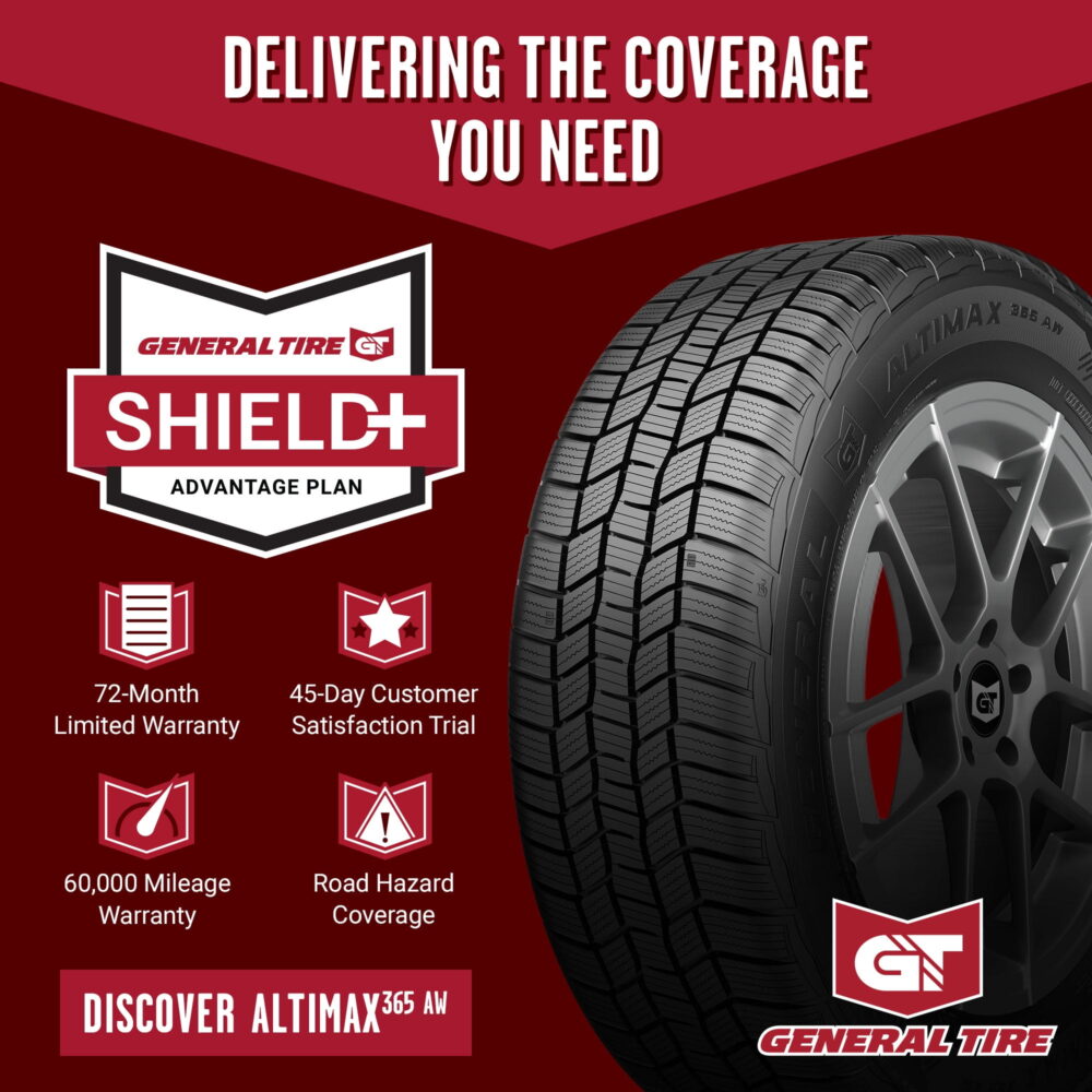 General AltiMAX 365 AW All Weather 225/60R17 99H Passenger Tire - Image 2