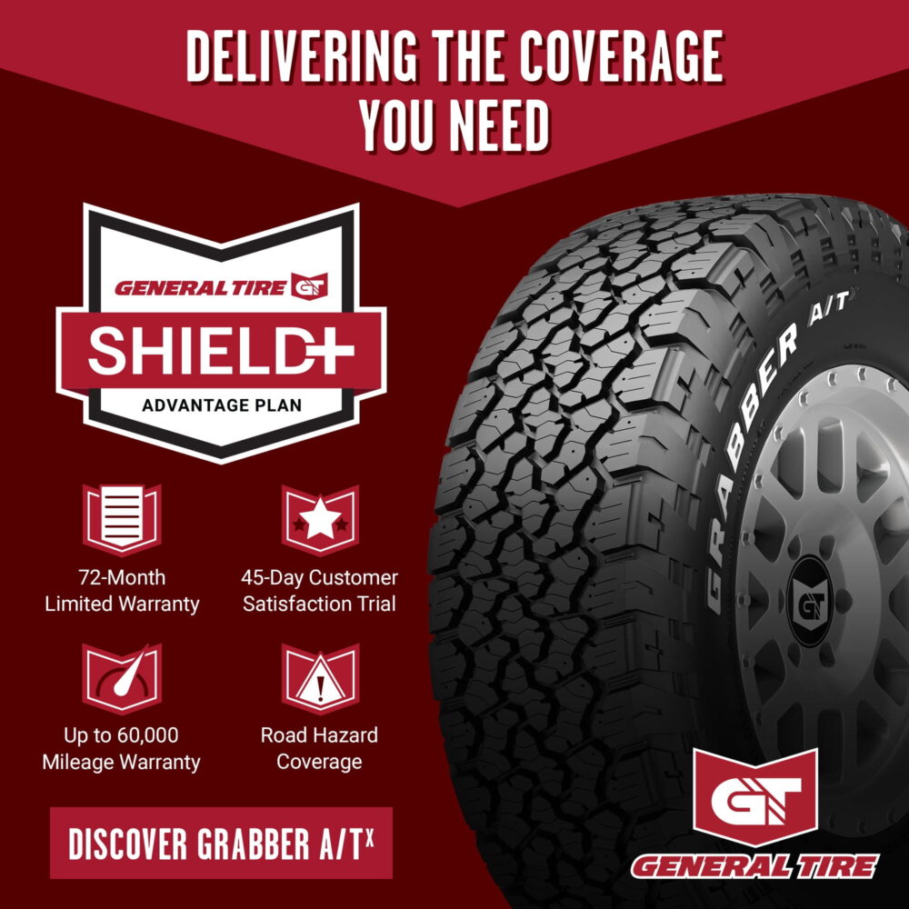 General Grabber A/T X All Terrain LT275/65R18 123/122R E Light Truck Tire - Image 2