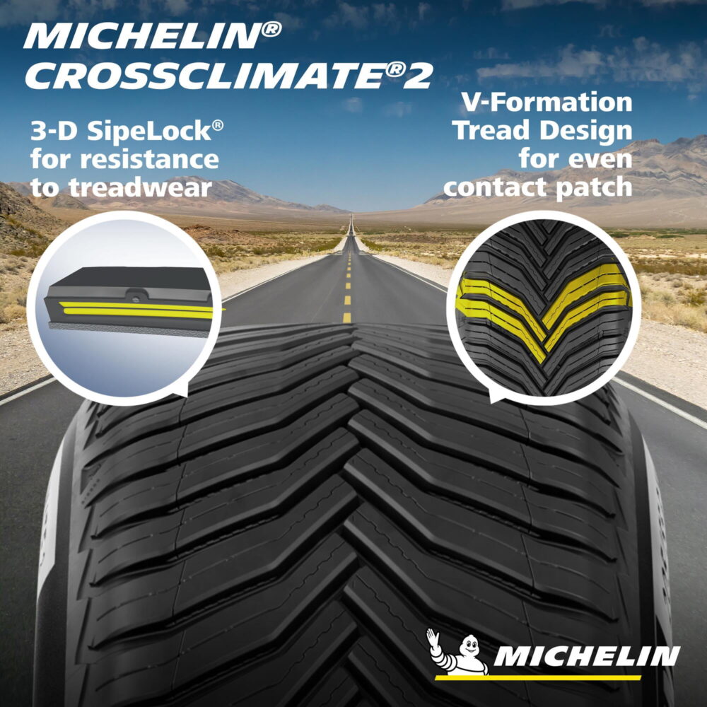 Michelin CrossClimate2 All-Season 255/65R18 111H Tire - Image 4