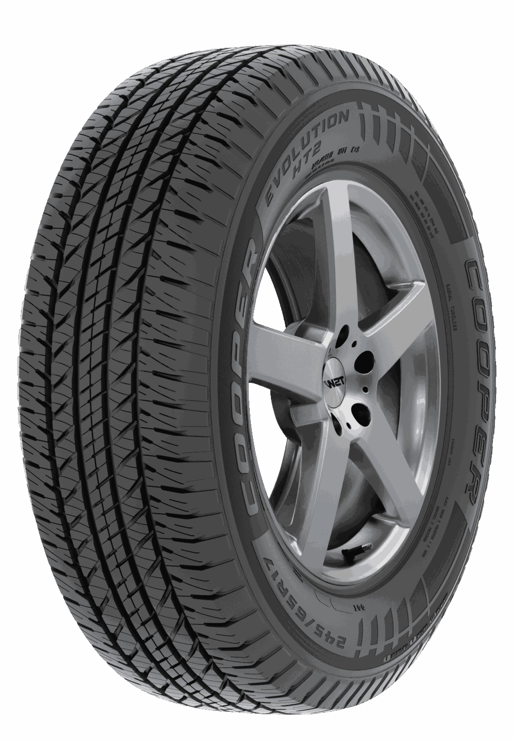 Cooper Evolution HT2 255/70R16 111S Passenger/Truck/SUV Tire Fits: 2004 Ford F-150 XL, 1999-2001 Chevrolet Silverado 1500 LT
