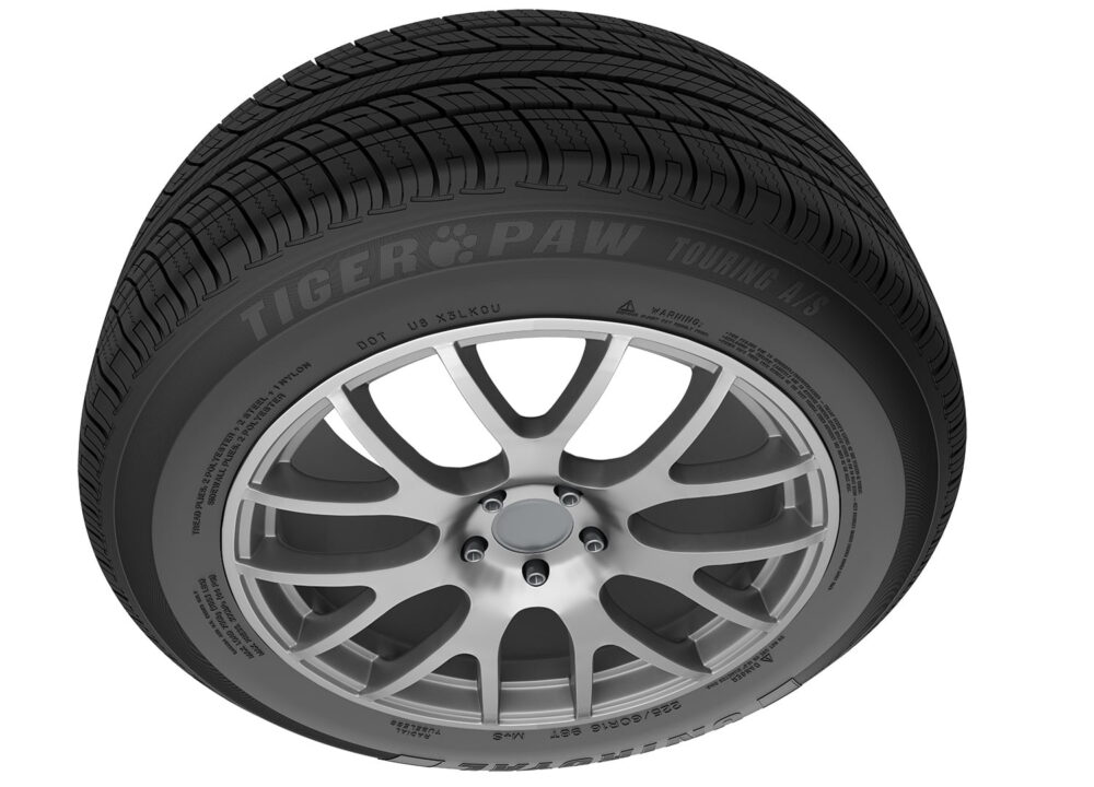 Uniroyal Tiger Paw Touring A/S All Season 225/55R18 98H Passenger Tire - Image 2