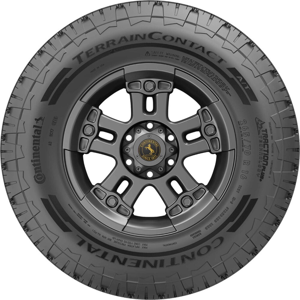 Continental TerrainContact A/T All Terrain 265/60R18 110T Light Truck Tire - Image 5