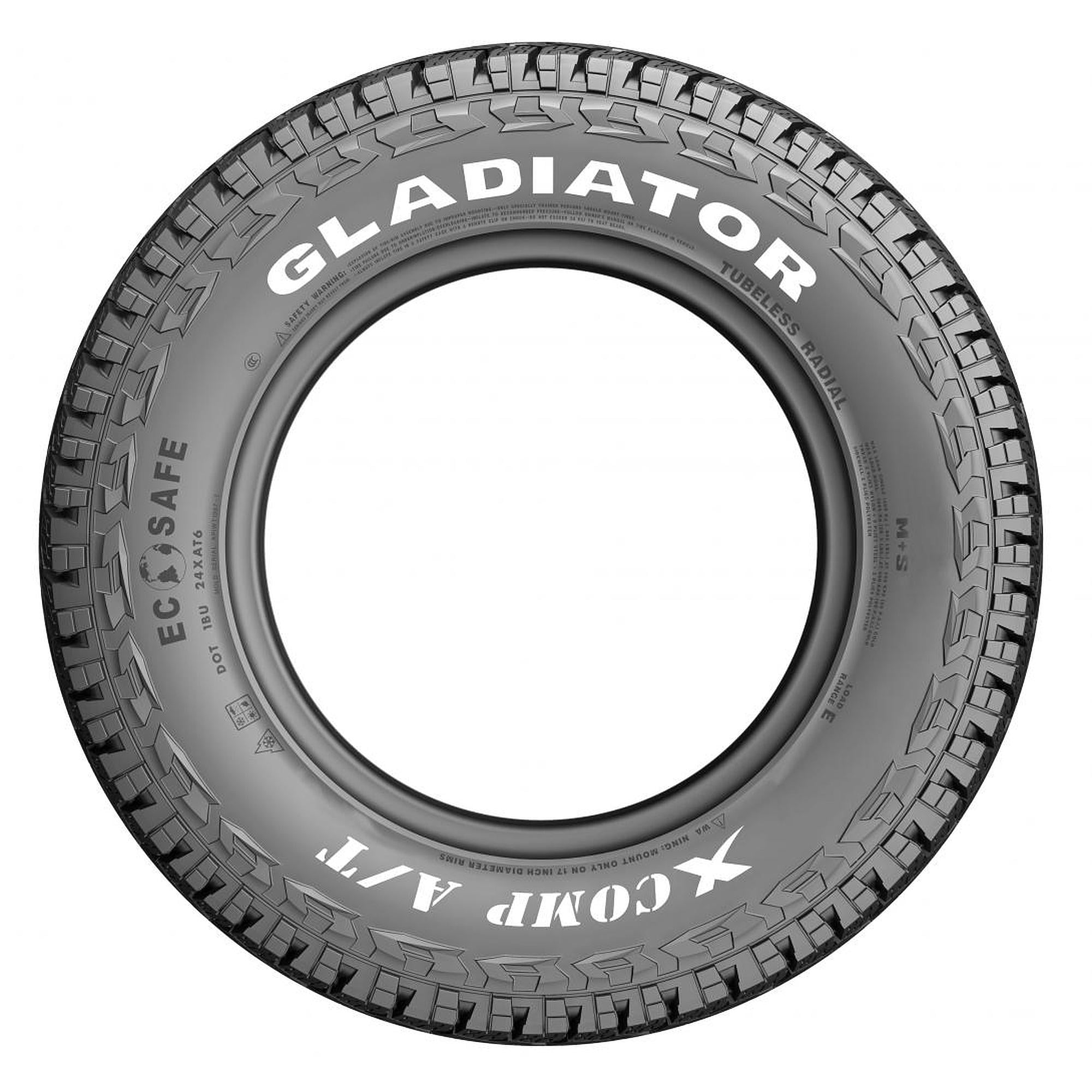 Gladiator X COMP A/T All Terrain LT285/65R20 127/124Q E Light Truck Tire - Image 2